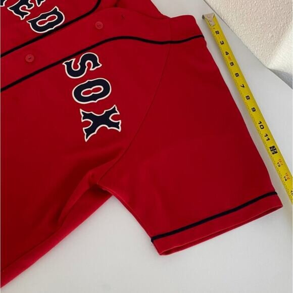 Vintage Y2K Majestic Nomar Garciaparra #05 Red Sox Authentic Jersey MED READ - Picture 10 of 11